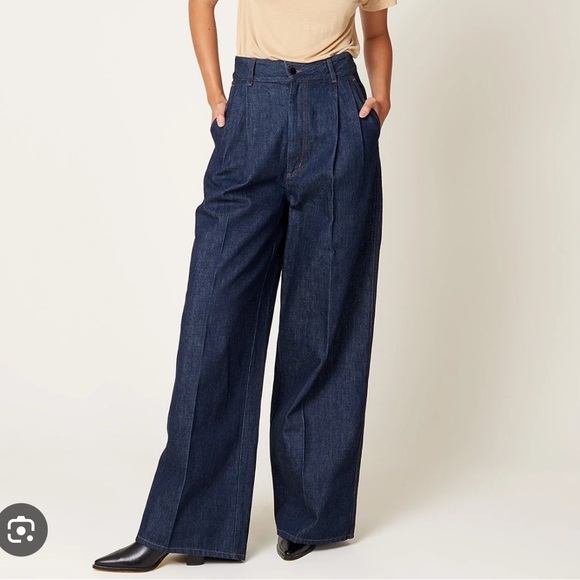 Like New Banana Republic Relaxed Wide Leg Denim, size 26 - Picture 1 of 6